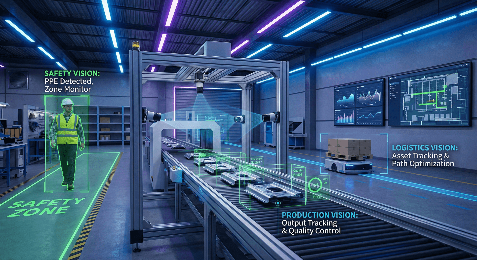 Quasi Intelligence industrial AI platform dashboard